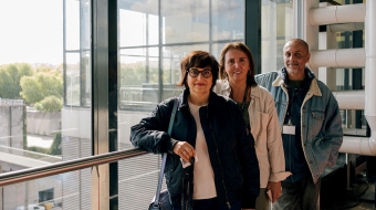 Nathalie Sitruk, Kadija Amadouche et Marc Eden Afework, élus CSE CFDT d’Universcience.