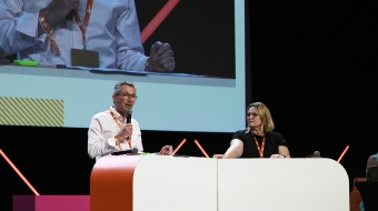Lydie Nicol et Fabien Guimbretière, co-rapporteurs de la résolution revendicative